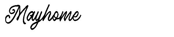 Mayhome字体