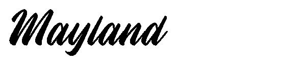Mayland字体