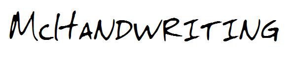 McHandwriting字体