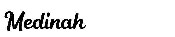 Medinah字体