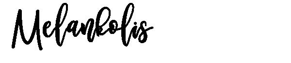 Melankolis字体