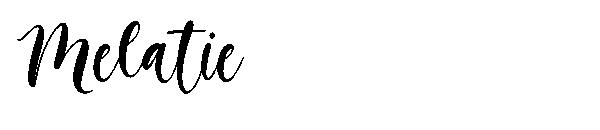 Melatie字体