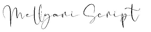 Mellyani Script字体