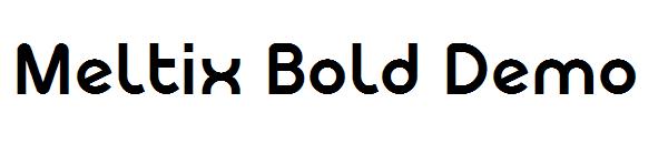 Meltix Bold Demo字体