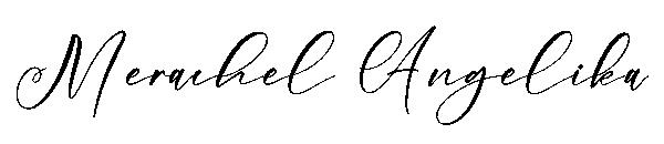 Merachel Angelika字体