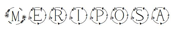 Meriposa字体