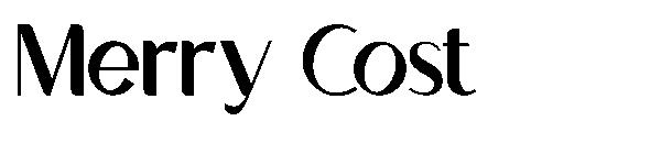 Merry Cost字体