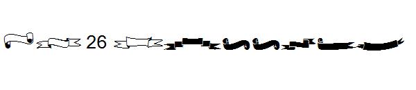 MF 26 Banners字体
