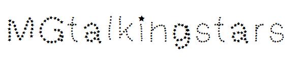 MGtalkingstars字体