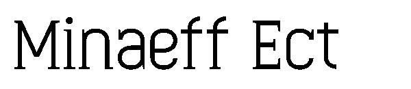 Minaeff Ect字体