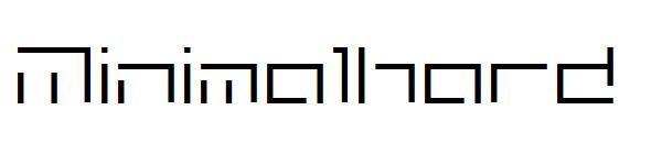 Minimalhard字体
