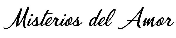 Misterios del Amor字体