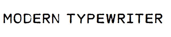MODERN TYPEWRITER字体