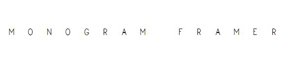 Monogram Framer字体