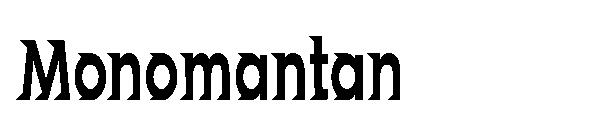 Monomantan字体
