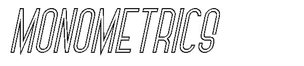 Monometrics字体