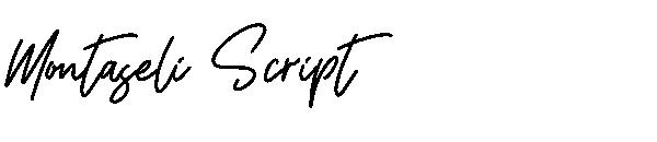 Montaseli Script字体