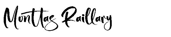 Monttas Raillary字体