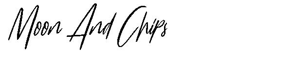 Moon And Chips字体