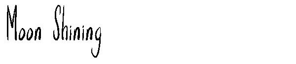 Moon Shining字体