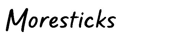 Moresticks字体
