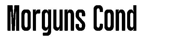 Morguns Cond字体