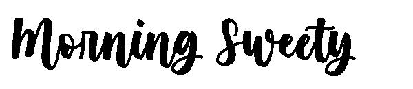 Morning Sweety字体