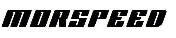 MORSPEED字体