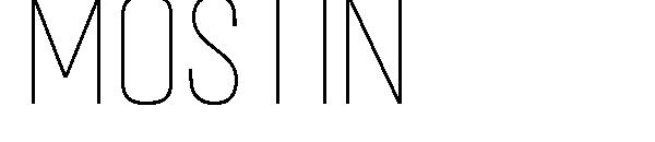 Mostin字体