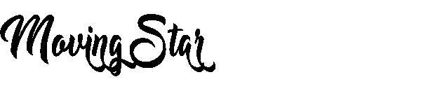 Moving Star字体