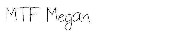 MTF Megan字体