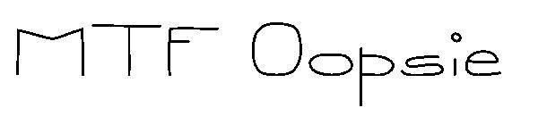 MTF Oopsie字体