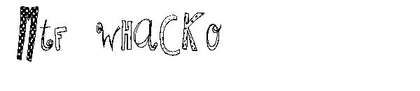 MTF Whacko字体