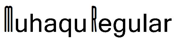 Muhaqu Regular字体