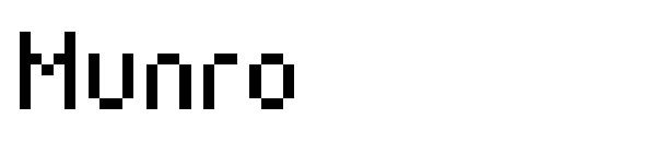 Munro字体