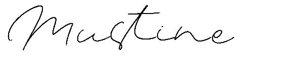 Mustine字体