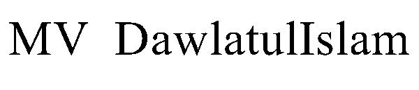 MV DawlatulIslam字体