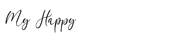 My Happy字体
