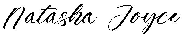 Natasha Joyce字体