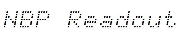 NBP Readout字体