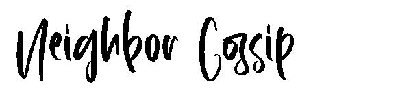 Neighbor Gossip字体