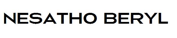 Nesatho Beryl字体