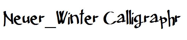 Neuer_Winter Calligraphr字体