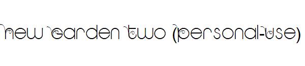 New Garden Two (Personal-Use)字体