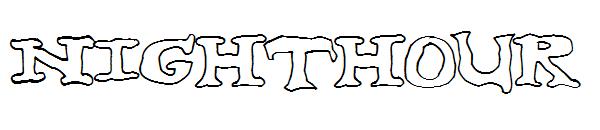 nighthour字体
