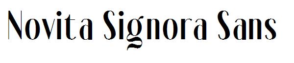 Novita Signora Sans字体