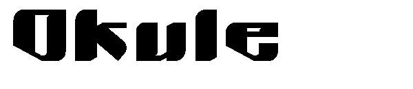 Okule字体