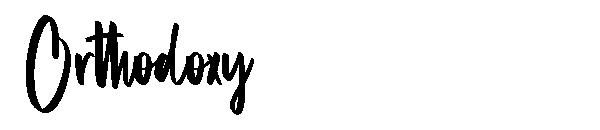 Orthodoxy字体