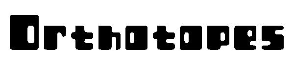 Orthotopes字体