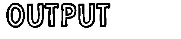 Output字体